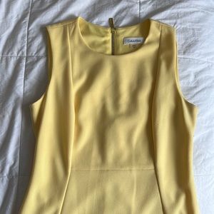 Yellow - Size 8 Calvin Klein Dress